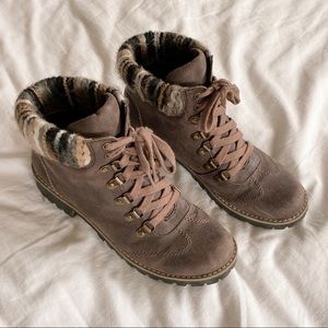 Cliffs by White Mountain Laced Boots (deep brown)